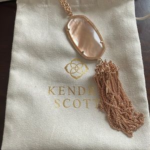 Kendra Scott rose gold necklace